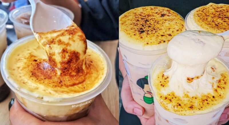cách làm trà sữa kem trứng nướng cách làm trà sữa kem trứng nướng