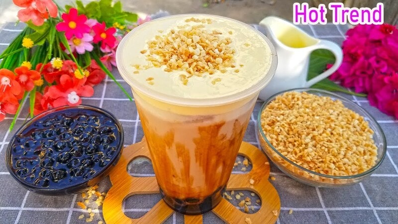 trà sữa kem trứng nướng trà sữa kem trứng nướng