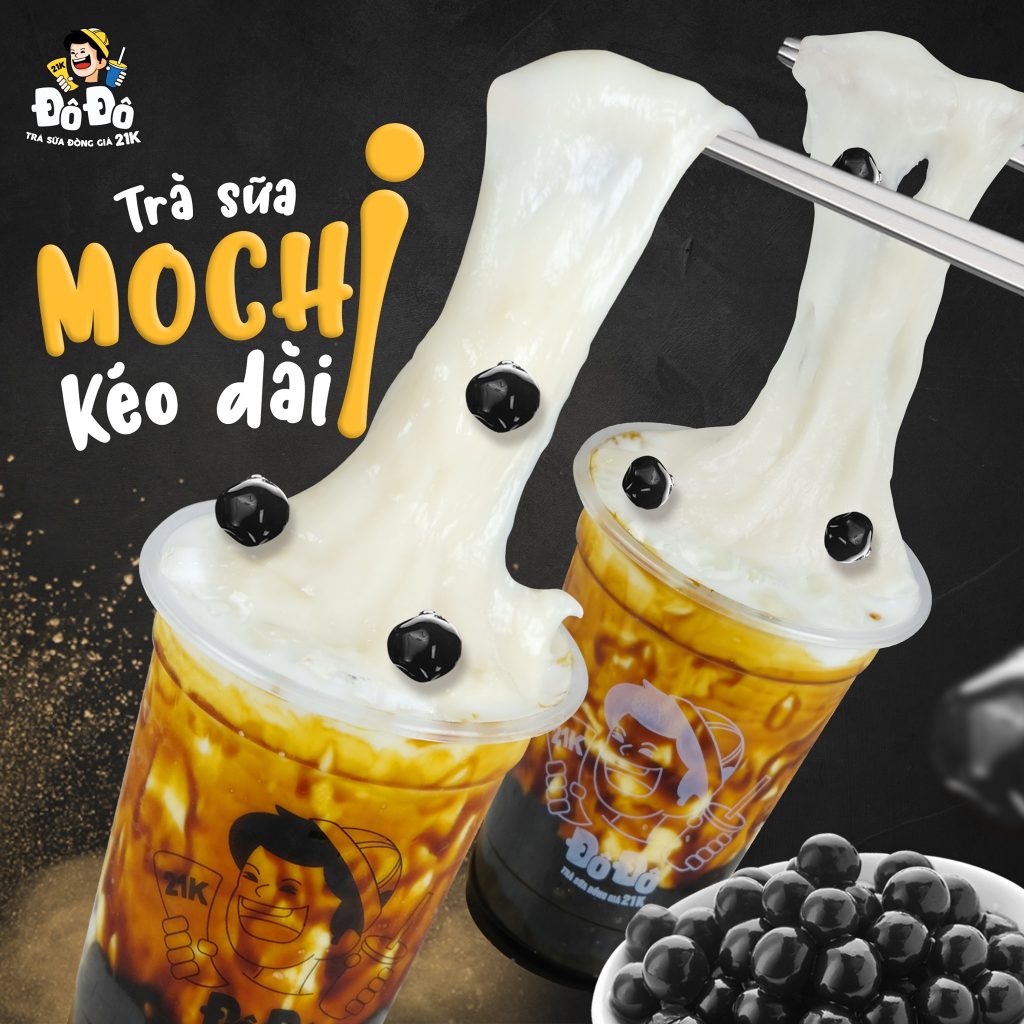Trà sữa mochi kéo dài sản phẩm " best seller" tại Đô Đô