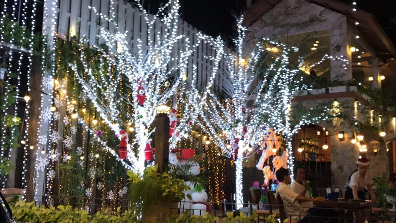 trang trí noel quán trà sữa trang trí noel quán trà sữa