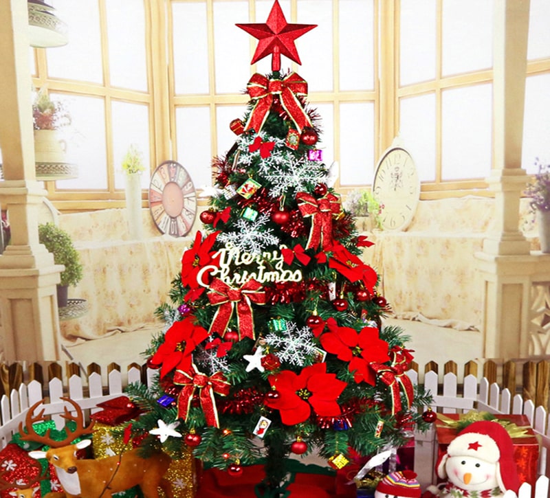 trang trí noel quán trà sữa trang trí noel quán trà sữa